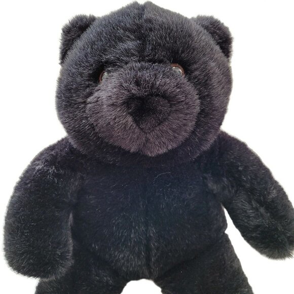 1997 Vintage Build A Bear Retired Black Grizzly Bear Blank Canvas Great Cond - Picture 4 of 7